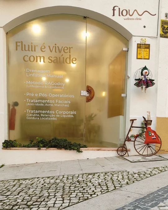 Fachada da clinica Flow em Abrantes